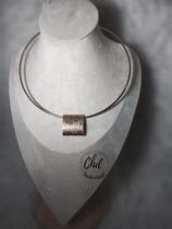 Colar aro magee_semijoia com banho nobre de ouro 18k