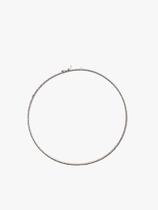 Colar Aro Rígido torcido em Prata 925