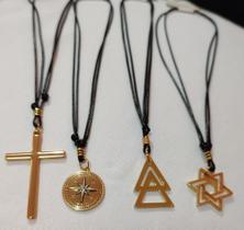 Colar artesanal de matal aleatório