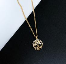 Colar Árvore da Vida Com Zircônias Colar Árvore da Vida Com Zircônias