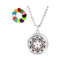 Colar Árvore Da Vida De Aromaterapia Com Difusor De Óleo Essencial E Pingente De Aço Inoxidável Colar Árvore Da Vida De Aromaterapia Com Difusor De Óleo Essencial E Pingente De Aço Inoxidável