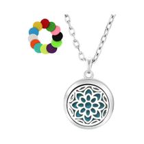 Colar Árvore Da Vida De Aromaterapia Com Difusor De Óleo Essencial E Pingente De Aço Inoxidável Colar Árvore Da Vida De Aromaterapia Com Difusor De Óleo Essencial E Pingente De Aço Inoxidável