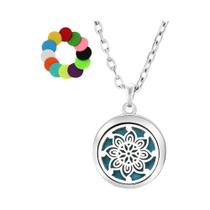 Colar Árvore Da Vida De Aromaterapia Com Difusor De Óleo Essencial E Pingente De Aço Inoxidável Colar Árvore Da Vida De Aromaterapia Com Difusor De Óleo Essencial E Pingente De Aço Inoxidável