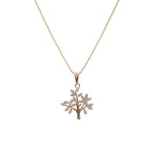 Colar Arvore da Vida Semi Joias Banhado Ouro 18k Presente Perfeito Aniversario Mae Mulher Namorada