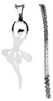Colar Bailarina Dançarina Aço Inoxidável