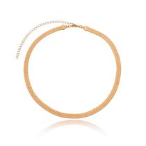 Colar Banhado a Ouro 18k 38 cm Malha Colar Banhado a Ouro 18k 38 cm Malha