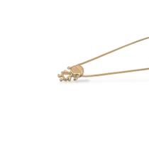 Colar Banhado a Ouro 18K com Pingente de Menina