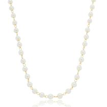 Colar Banhado A Ouro 18k Pérolas Colar Banhado A Ouro 18k Pérolas
