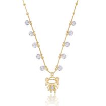 Colar Banhado A Ouro Menina Colar Banhado A Ouro Menina