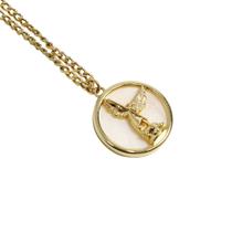 Colar Banhado a Ouro Pingente São Miguel Arcanjo Semijoia