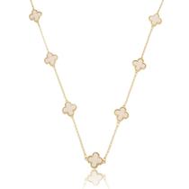 Colar Banhado A Ouro Resinado Off-White Vc