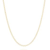 Colar banhado ouro 3x 24k 18k e 22k feminino coração elos corações diamantados rommanel 42 cm 532413 Colar banhado ouro 3x 24k 18k e 22k feminino coração elos corações diamantados rommanel 42 cm 532413