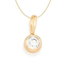 Colar banhado ouro 3x 24k 18k e 22k feminino ponto de luz pedra cristal rommanel 42cm 50cm 531638 540102