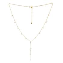 Colar Banhado Ouro Feminino Delicado Com Zircônia Garantia