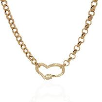 Colar Banho Ouro com Pingente Coração
