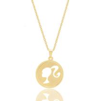 Colar Barbie Vado Folheado A Ouro 18K