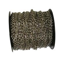 Colar Baron MFG Twist niquelado Hobby Chain 90x82cm Colar Baron MFG Twist niquelado Hobby Chain 90x82cm
