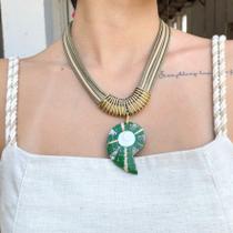Colar Basic com Concha em Abalone - Acessório Artesanal Feminino Colar Basic com Concha em Abalone - Acessório Artesanal Feminino
