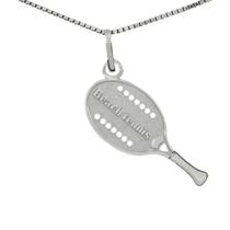 Colar Beach Tennis Coleção Esportes em Prata 925