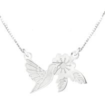 Colar Beija Flor Coleção Estimação em Prata 925 Colar Beija Flor Coleção Estimação em Prata 925