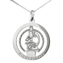 Colar Biomedicina Coleção Formatura em Prata 925 Colar Biomedicina Coleção Formatura em Prata 925