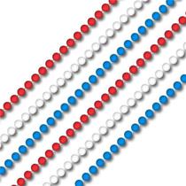 Colar Blinkee A470 Smooth Round Opaque Bead Mardi Gras Colar Blinkee A470 Smooth Round Opaque Bead Mardi Gras