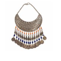 Colar Boho Chic em Metal Opaco com Sílica