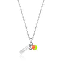 Colar Bolinha da Sorte Beach Tennis Revestido em Ródio