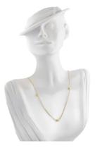 Colar Bolinhas 3.0 Mm Ouro 18k 750 Fem. 45 Cm. Joia Elegante Colar Bolinhas 3.0 Mm Ouro 18k 750 Fem. 45 Cm. Joia Elegante