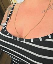 COLAR BOLINHAS 3MM EM OURO 18K/750 - 71cm - LONGO