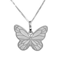 Colar Borboleta Coleção Natureza Prata 925