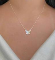 Colar Borboleta Geométrica