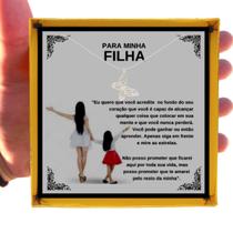 Colar Borboleta Presente Aniversário de Pai Viking Para Filha Prata Esterlina 925 + Dedicatória