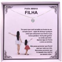 Colar Borboleta Presente Aniversário de Pai Viking Para Filha Prata Esterlina 925 + Dedicatória Colar Borboleta Presente Aniversário de Pai Viking Para Filha Prata Esterlina 925 + Dedicatória