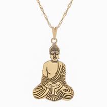 Colar Buda 22x30mm Hindu Meditação Yoga - Sunshine Cristais Colar Buda 22x30mm Hindu Meditação Yoga - Sunshine Cristais