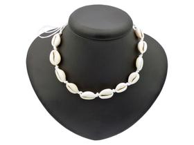 Colar buzios conchas naturais boho