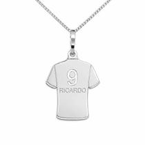 Colar Camisa Futebol Coleção Esportes Prata 925 Colar Camisa Futebol Coleção Esportes Prata 925
