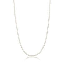 Colar canutilho banhado a prata 925 Colar canutilho banhado a prata 925