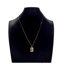Colar Carti pingente de Inicial com inicial O Banhado Colar Carti pingente de Inicial com inicial O Banhado