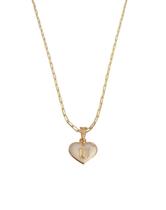 Colar Cartier 45Cm Coração Branco Letra U Banhado Ouro 18K Colar Cartier 45Cm Coração Branco Letra U Banhado Ouro 18K