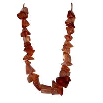 Colar cascalho resina tartaruga translúcida