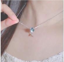 Colar Cauda De Sereia E Gota Duplo Liga Zinco Banhado Colar Cauda De Sereia E Gota Duplo Liga Zinco Banhado