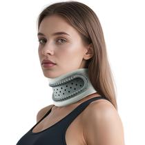 Colar Cervical Bkrtondsy com Suporte de Espuma com Memória, Cinza