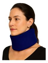 Colar Cervical de Espuma Chantal Azul Noturno Tamanho GG