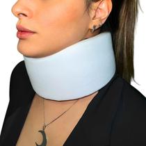 Colar Cervical Espuma Noturno 10x58cm - Branco