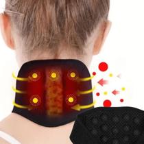 Colar Cervical Magnético Alívio Dor Pescoço Terapia Imãs Colar Cervical Magnético Alívio Dor Pescoço Terapia Imãs