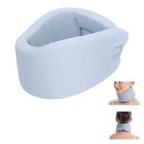 Colar Cervical Ortopedico Coluna Pescoço Postura Dor Tensao Entorse Carro Viagem Aviao Macio Ajustavel