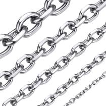 Colar: Chains/House Cable Chain, aço inoxidável, 9 mm, 50 cm