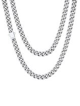Colar ChainsHouse Cuban Link Chain Stainless Steel Men Colar ChainsHouse Cuban Link Chain Stainless Steel Men