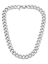Colar ChainsHouse Cuban Link Chunky Gold em Aço Inoxidável